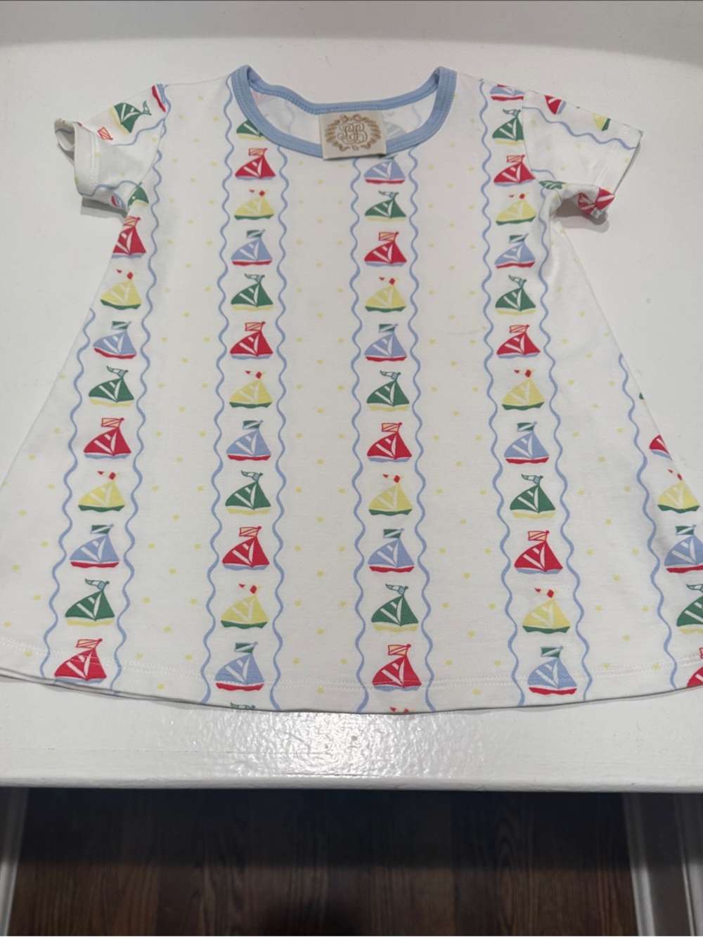 TBBC Polly Play Dress - Set Sail with Beale Street Blue